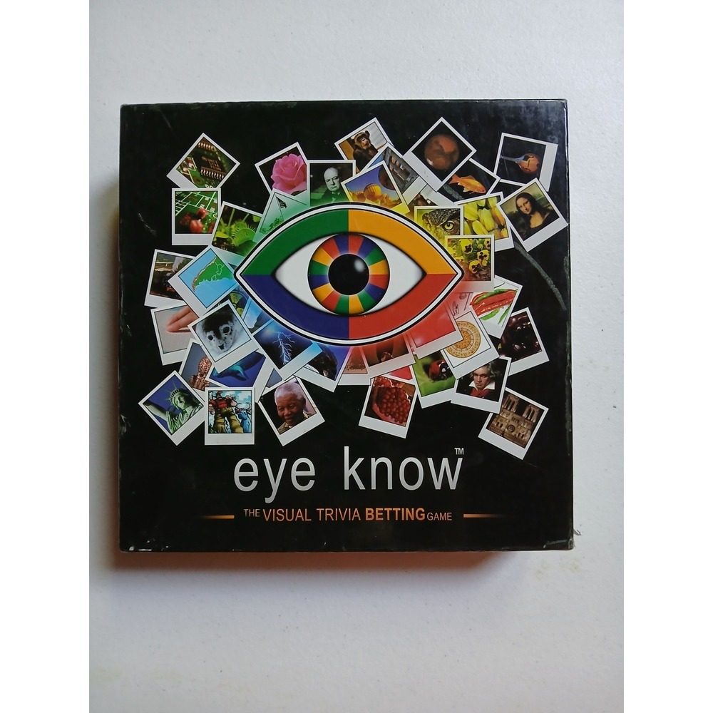 Eye Know The Visual Trivia Betting Game Wiggles 3D Board Game Complete